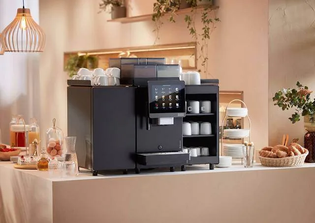 Franke A-line coffee system on live demo at Kitchen IDEAS Marathahalli